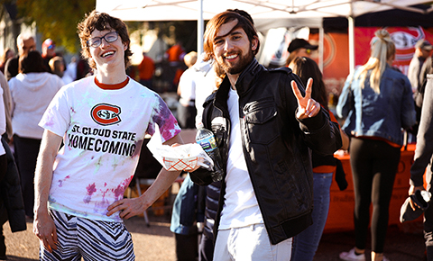 St. Cloud State University fans attend Homecoming FanFest